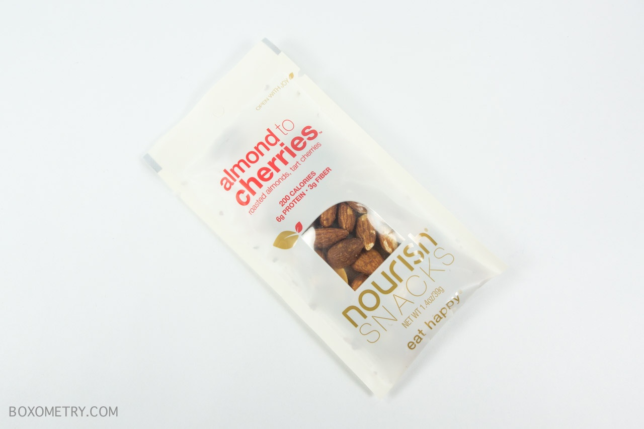 Boxometry POPSUGAR Must Have September Review - Nourish Snacks Almond to Cherries