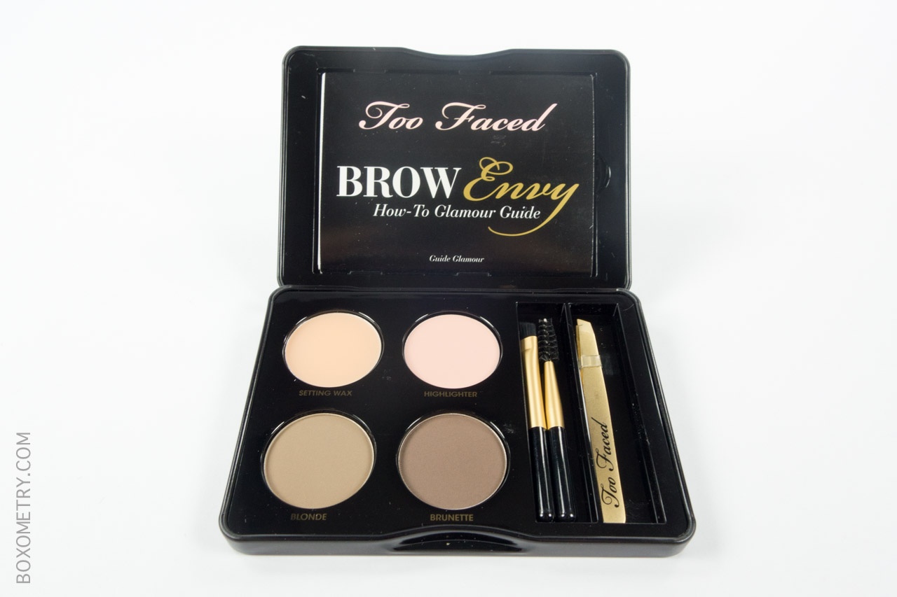 Boxometry POPSUGAR Must Have September Review - Too Faced Cosmetics Brow Envy Brow Shaping & Defining Kit