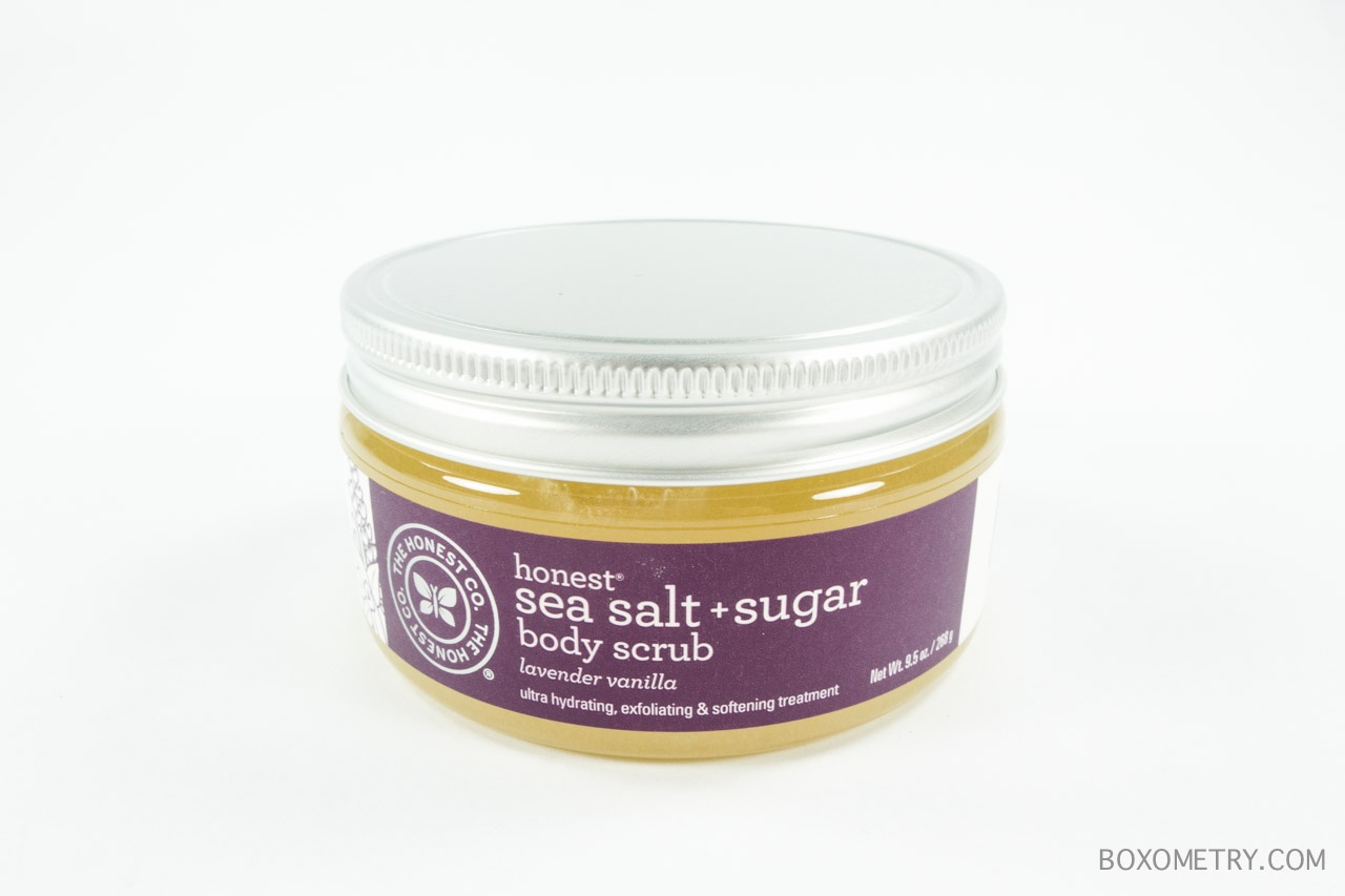 Boxometry POPSUGAR Must Have October Review - The Honest Company Sea Salt + Sugar Body Scrub