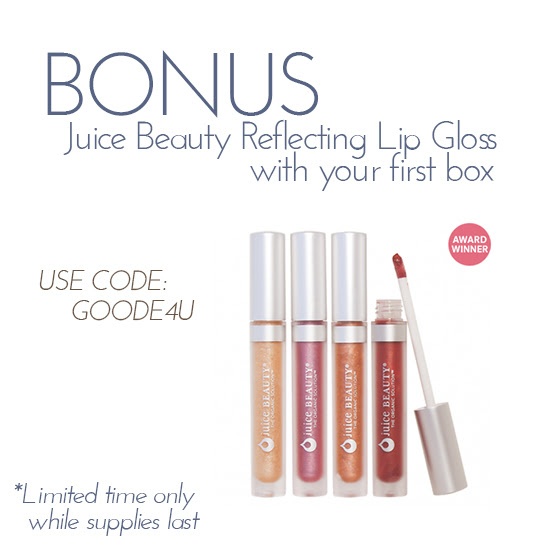 Goodebox Juice Beauty Lip Gloss Subscription Bonus