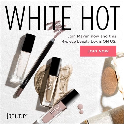 Julep Maven August 2015 Summer White-Hot Neutrals Welcome Box