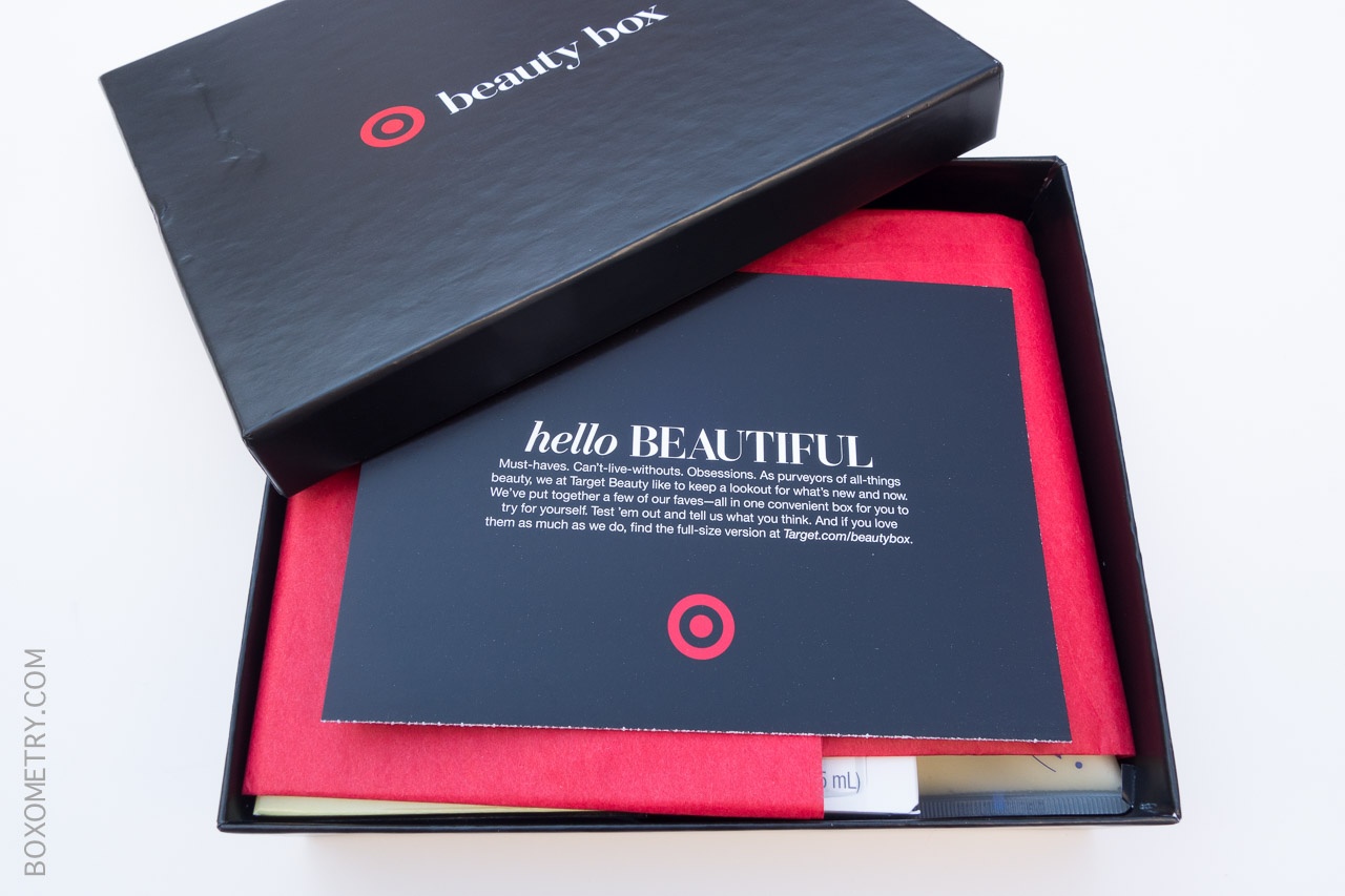 Boxometry Target Beauty Box Summer 2015 Review - Box