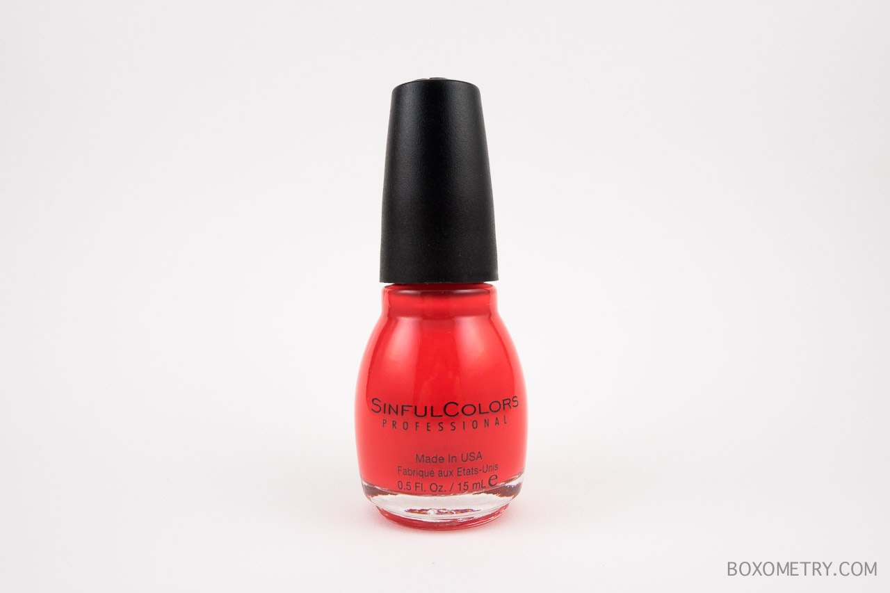 Boxometry Target Beauty Box Summer 2015 Review - SinfulColors Professional Nail Color