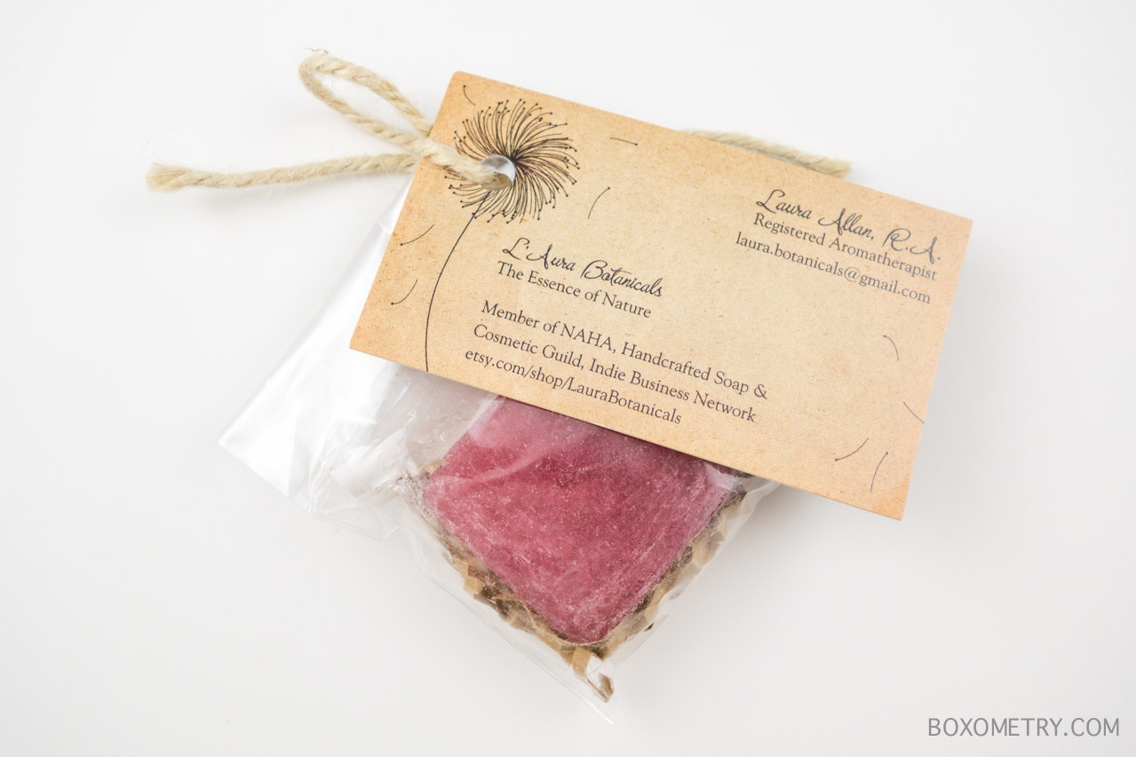 Boxometry July 2015 The Crafty Mail Review - Gypsy Soap Samples (L'Aura Botanicals)