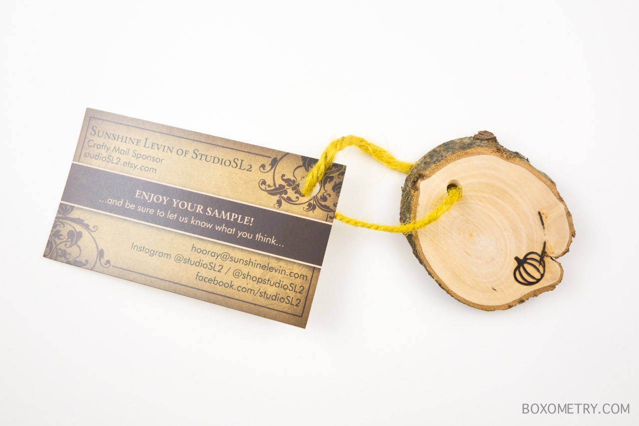 Boxometry Love The Crafty Mail July 2015 Review - Wood Slices (Studio SL2)